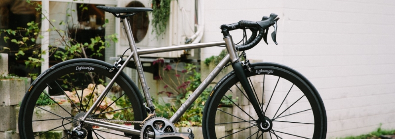 Yao Bike custom titanium road bicycle Wittson Suppresio with Dura-Ace groupset and Lightweight Meilenstein wheelset
