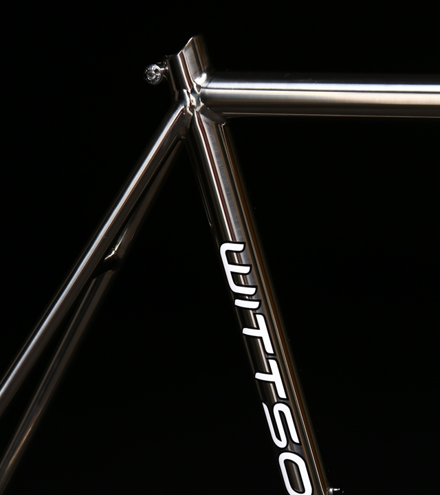 mirror polished titanium bicycle seat tube