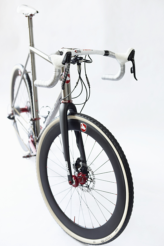 Titanium Cyclocross Bicycle Enve Chris King Cinelli Ram 2 Fizik Arione A-Dugast Pipisquallo Rotor